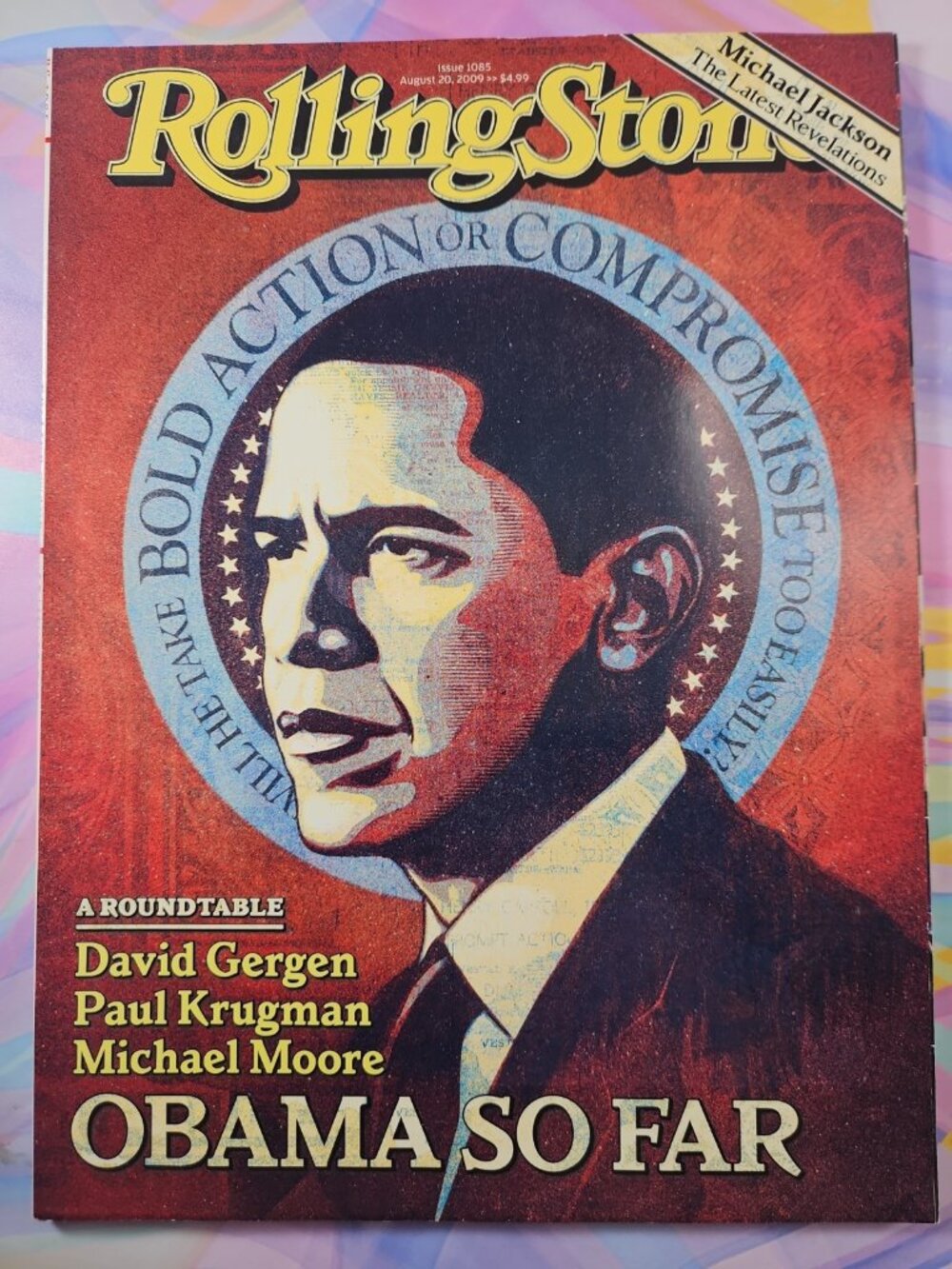 Rolling Stone Magazine August 20 2009 | Barack Obama Cover Issue 1085 (No Label)